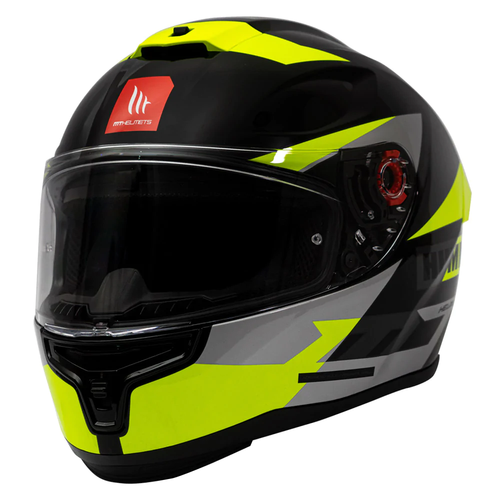Casco de Moto MT Helmets Hummer Quo A0 Blanco/Perla Brillo +