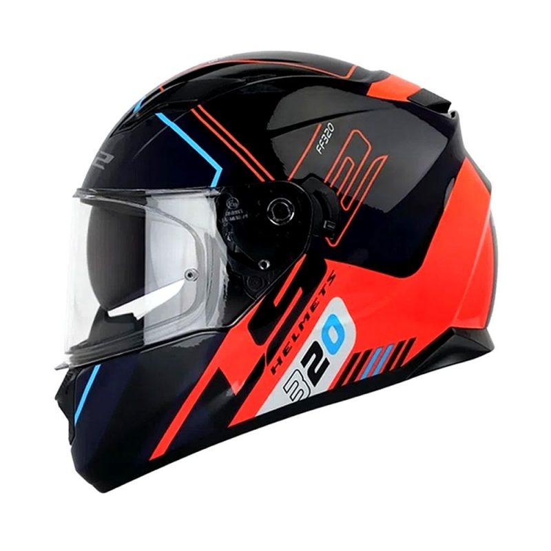 LS2 casco moto integral FF320 Stream Evo negro mate