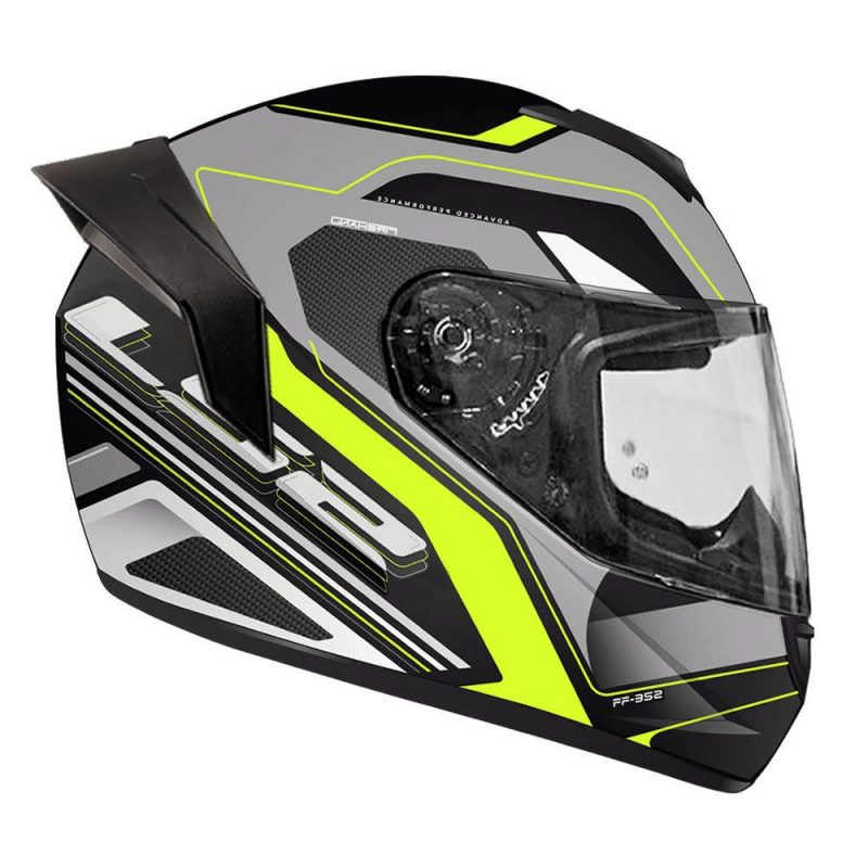 Casco Carbono FF805 Thunder Negro Matte - Motobulls