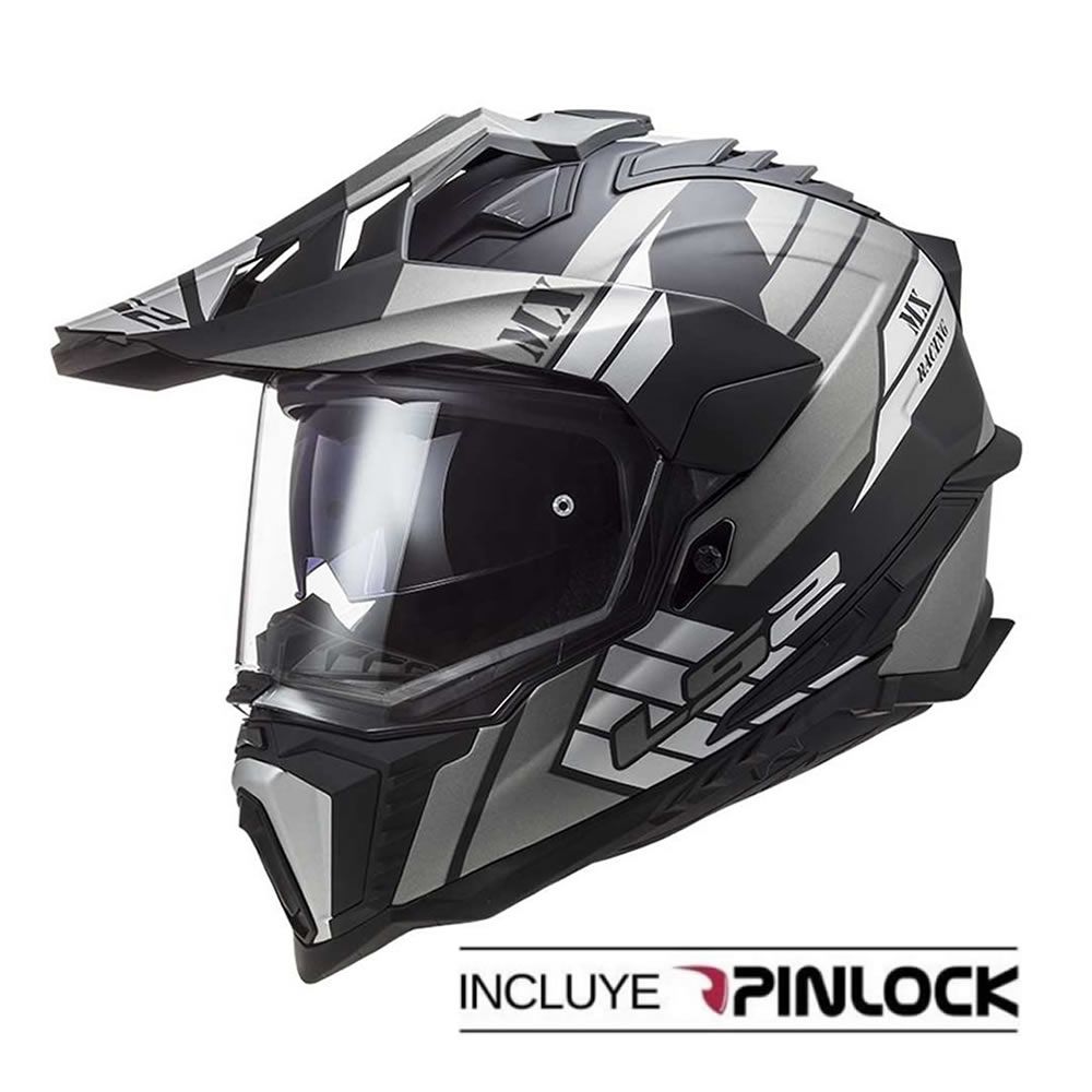 Casco Trail Explorer Alter, negro y naranja